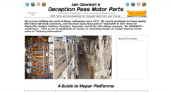 Desktop Screenshot of dpmotorparts.com